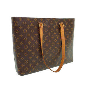 Louis Vuitton Tote Monogram Bag Luco Brown